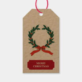 Para Regalos Etiquetas de regalo de Navidad Vintage Christmas B