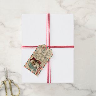 Para Regalos Etiquetas de regalo de Papá Noel