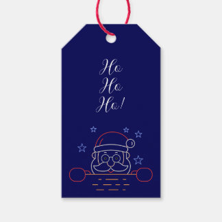 Para Regalos Etiquetas de regalo de Papá Noel en chimenea