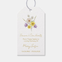 Para Regalos Etiquetas de regalo de paquete de semillas de flor