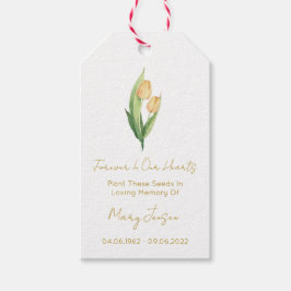 Para Regalos Etiquetas de regalo de paquete de semillas de tuli