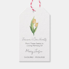 Para Regalos Etiquetas de regalo de paquete de semillas de tuli