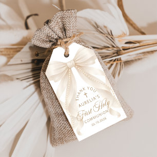 Para Regalos Etiquetas de regalo de perlas de Primera Comunión