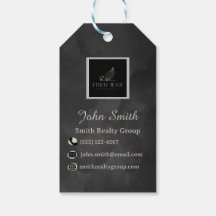 Etiquetas de regalo de Personalizable Realtor mode