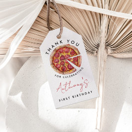 Para Regalos Etiquetas de regalo de pizza de cumpleaños 'A Slic
