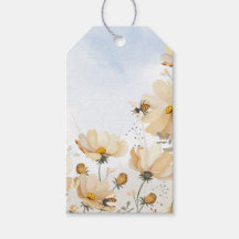 Etiquetas de regalo de prado de abeja