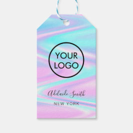 Para Regalos etiquetas de regalo de productos boutique azul pas