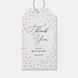 Para Regalos Etiquetas de regalo de regalo de bebé Sprinkle Con