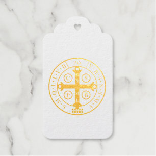 Para Regalos Etiquetas de regalo de Relieve metalizado de Medal