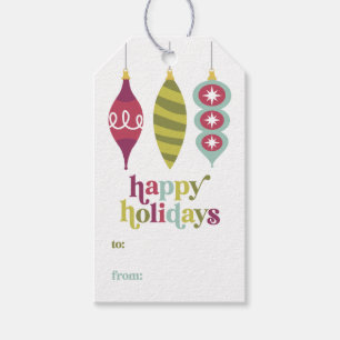 Para Regalos Etiquetas de regalo de relleno de ornamento de Nav