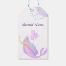 Etiquetas de Regalo de Sirena