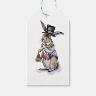 Para Regalos Etiquetas de regalo de Steampunk March Hare