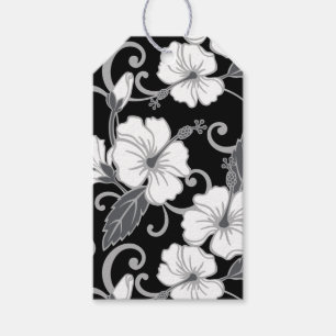 PARA REGALOS ETIQUETAS DE REGALO DE SUEÑO POLINESIO (NEGRO)