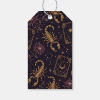 Para Regalos Etiquetas de regalo de Tarot Vintage Escorpio