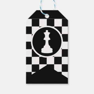 Para Regalos Etiquetas de regalo de temas de ajedrez - Diseño e