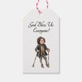 Para Regalos Etiquetas de regalo de Tiny Tim de Dickens A Chris