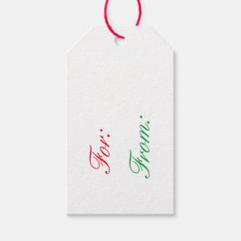 Para Regalos Etiquetas de regalo de vacaciones