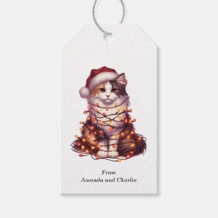 Para Regalos Etiquetas de regalo de Van Cat turcas