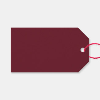 Para Regalos Etiquetas de regalo Deep Cranberry & Classic Light