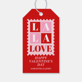 Para Regalos Etiquetas de regalo del día de San Valentín La La 