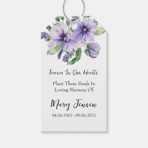 Para Regalos Etiquetas de regalo del funeral del funerario de P