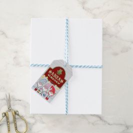 Para Regalos Etiquetas de regalo del taller de Santa Claus
