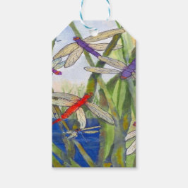Para Regalos Etiquetas de regalo Dragonflies Suministros de aju