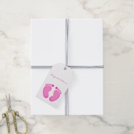 Para Regalos Etiquetas de regalo - Felicitaciones Huellas de Pi
