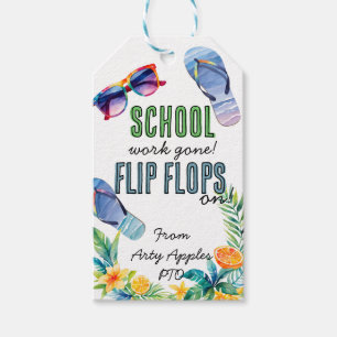 Para Regalos Etiquetas de regalo Flip Flop