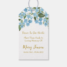 Para Regalos Etiquetas de regalo funeral paquete de semillas No