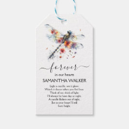 Para Regalos Etiquetas de regalo funerales conmemorativas de la