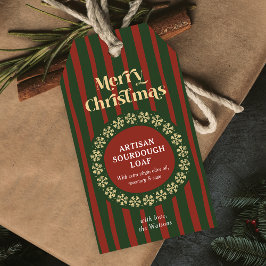 Para Regalos Etiquetas de Regalo Hechas a Mano de Rayas Rojas y