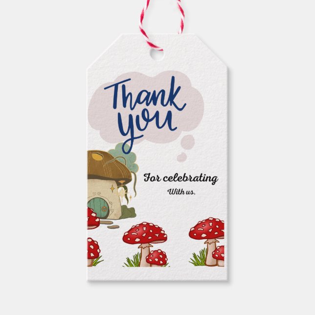 Para Regalos Etiquetas de regalo hongos (Anverso)