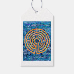 Para Regalos Etiquetas de regalo LABYRINTH IV - Blancas