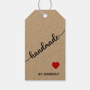 Para Regalos Etiquetas de regalo minimalistas hechas a mano con