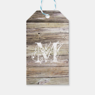 Para Regalos Etiquetas de regalo monogramadas de madera rusa