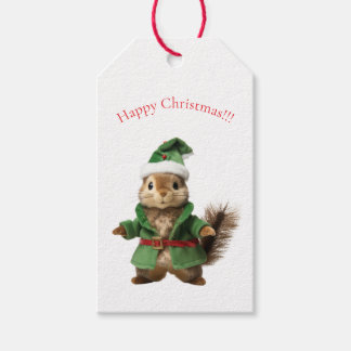 PARA REGALOS ETIQUETAS DE REGALO NAVIDAD ARDILLA