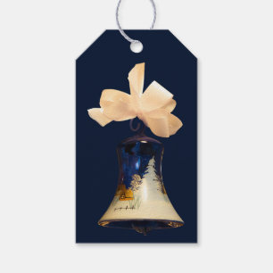 Para Regalos Etiquetas de regalo Navidades azules jingle Bells
