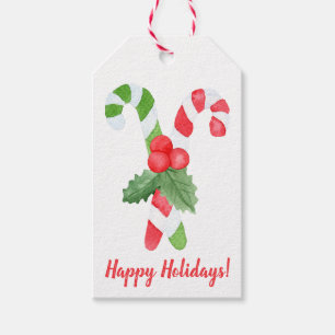 Para Regalos Etiquetas de regalo navideñas de canto de color d
