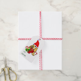 Para Regalos Etiquetas de regalo navideño de Cocker español