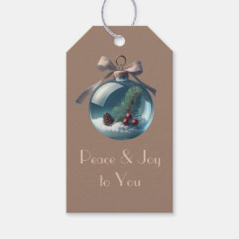 Para Regalos Etiquetas de regalo navideño inspiradas en el orna