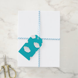 Para Regalos Etiquetas de regalo Nubes blancas en cielo azul –