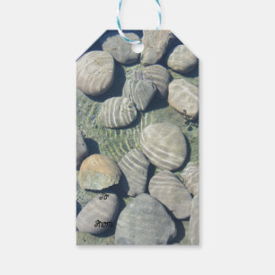 Para Regalos Etiquetas de regalo Ondulaciones en el agua