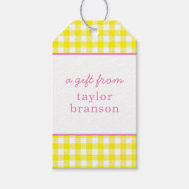 Para Regalos Etiquetas de regalo personalizadas cargadas en búf