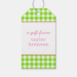 Para Regalos Etiquetas de regalo personalizadas cargadas en búf