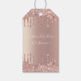 Para Regalos Etiquetas de regalo personalizadas con texto glitt