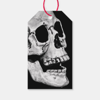 Para Regalos Etiquetas de regalo personalizadas CRÁNEO NEGRO Y