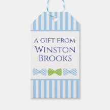 Etiquetas de regalo personalizadas de canto de rem