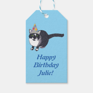 Para Regalos Etiquetas de regalo personalizadas de gato puntill