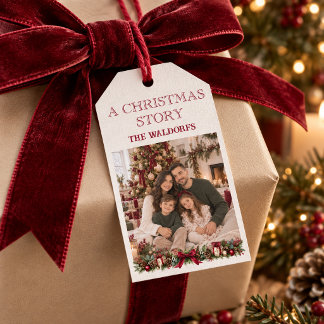 Para Regalos Etiquetas de regalo personalizadas de Navidad con 